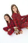 Kız Çocuk Ekose Pijama Takımı 3-7 Yaş 0147
