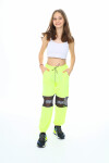 Kız Çocuk File Dizli Jogger Pantolon 10-15 Yaş 1023