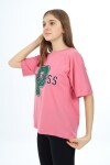 Kız Çocuk Harf Ve Yazı Baskılı T-Shirt 9-14 Yaş Lx5032