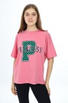 Kız Çocuk Harf Ve Yazı Baskılı T-Shirt 9-14 Yaş Lx5032