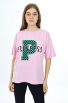 Kız Çocuk Harf Ve Yazı Baskılı T-Shirt 9-14 Yaş Lx5032
