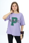 Kız Çocuk Harf Ve Yazı Baskılı T-Shirt 9-14 Yaş Lx5032
