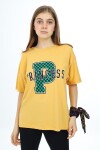 Kız Çocuk Harf Ve Yazı Baskılı T-Shirt 9-14 Yaş Lx5032