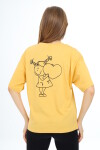 Kız Çocuk Kalp Baskılı T-Shirt 9-14 Yaş Lx5013