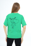 Kız Çocuk Kalp Baskılı T-Shirt 9-14 Yaş Lx5013