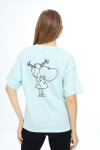 Kız Çocuk Kalp Baskılı T-Shirt 9-14 Yaş Lx5013