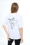 Kız Çocuk Kalp Baskılı T-Shirt 9-14 Yaş Lx5013