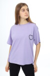 Kız Çocuk Kalp Baskılı T-Shirt 9-14 Yaş Lx5013