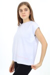 Kız Çocuk Kolsuz T-Shirt 9-14 Yaş Lx003