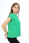 Kız Çocuk Kolsuz T-Shirt 9-14 Yaş Lx003
