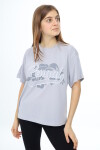 Kız Çocuk Yazı Baskılı T-Shirt 9-14 Yaş Lx001