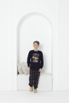 Erkek Çocuk Baskılı Bloklu Pijama Takımı 3-11 Yaş 5075-76