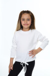 Kız Çocuk Bady Sweatshirt-Bel Kuşaklı 6-13 Yaş 9360