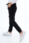 Kız Çocuk Kargo Cepli Gabardin Jogger Pantolon 5-12 Yaş Lx512