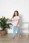 Kız Çocuk Make Wish Pandacık Baskılı Pijama Takımı 11-15 Yaş 6080