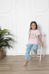 Kız Çocuk Make Wish Pandacık Baskılı Pijama Takımı 11-15 Yaş 6080