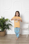 Kız Çocuk Make Wish Pandacık Baskılı Pijama Takımı 11-15 Yaş 6080