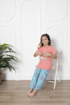 Kız Çocuk Make Wish Pandacık Baskılı Pijama Takımı 11-15 Yaş 6080