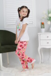Kız Çocuk Meyve Baskılı Pijama Takımı 3-11 Yaş 6073-74