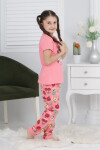 Kız Çocuk Meyve Baskılı Pijama Takımı 3-11 Yaş 6073-74