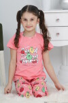 Kız Çocuk Meyve Baskılı Pijama Takımı 3-11 Yaş 6073-74