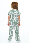 Kız Çocuk Papatya Desenli  2li Takım 613 Yaş 9380