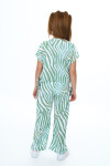 Kız Çocuk Zebra Desenli  2li Takım 613 Yaş 9378