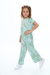 Kız Çocuk Zebra Desenli  2li Takım 613 Yaş 9378