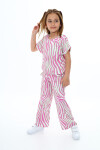 Kız Çocuk Zebra Desenli  2li Takım 613 Yaş 9378