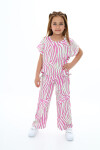 Kız Çocuk Zebra Desenli  2li Takım 613 Yaş 9378