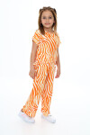 Kız Çocuk Zebra Desenli  2li Takım 613 Yaş 9378