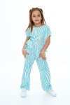 Kız Çocuk Zebra Desenli  2li Takım 613 Yaş 9378