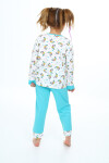 Kız Çocuk Unicorn Baskılı Pijama Takımı 3-11 Yaş 0159