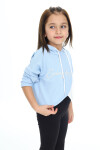 Kız Çocuk Crop Kapüşonlu Sweatshirt Px 9332.2