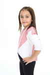 Kız Çocuk Crop Kapüşonlu Sweatshirt Px 9332.2