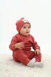 Kız Bebek 3lü Takım (Şapka+Alt+Üst) 12129