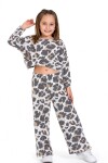 Kız Çocuk 2li Triko Takım (Pantolon+Crop Kazak) 12127