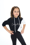 Kız Çocuk Kolları Welsoft Garnili Sweatshirt 12314