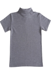 Kız Çocuk Okul Tarz %100 Pamuk T-Shirt -5-17 Yaş AG006