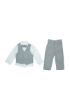Erkek Bebek 4lü Takım Set (Pantolon+Gömlek+Yelek+Papyon) 12389