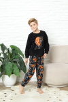Erkek Çocuk Welsoft/Polar Kumaş Pijama Takımı 12491