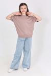 Kız Çocuk 2li Jean Takım (Pantolon+Bluz) 7-12 Yaş 12666