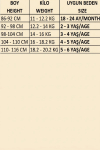 Kız Çocuk Boneli Mayokini-Görsel Desenli-2-6 Yaş 12615N