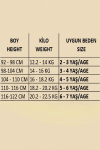 Kız Çocuk Mayo Takımı-Uzun Kollu ve Slip Şortlu 2-8 Yaş 12623B
