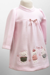 Kız Bebek Peluş Elbise 6-24 Ay 12471