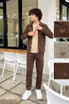 Erkek Çocuk 3lü Takım (Ceket+T-Shirt+Alt) 6-16 Yaş 12770SMP